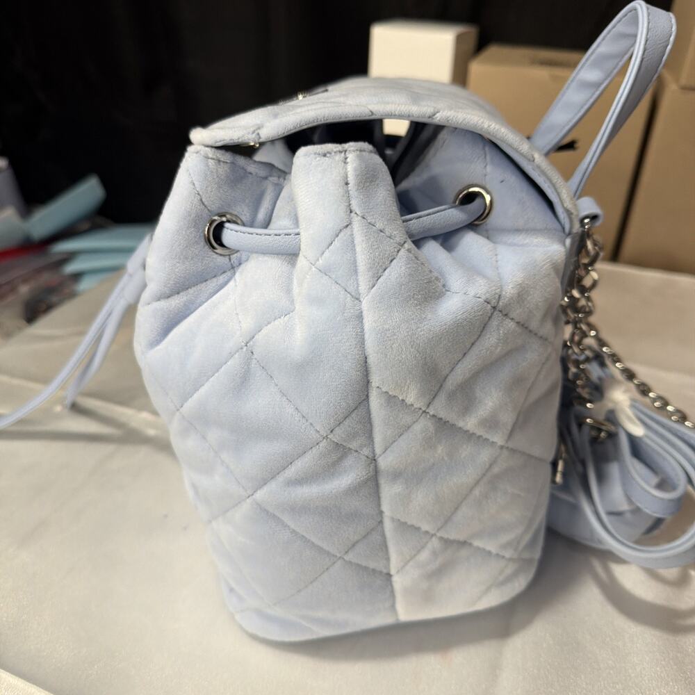 JUICY COUTURE 2IN1 Backpack NWT Baby Backpack With Coin Purse/Blue - Picture 6 of 11